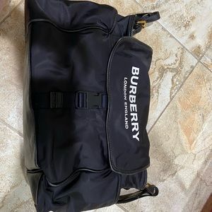 Burberry unisex diaper bag